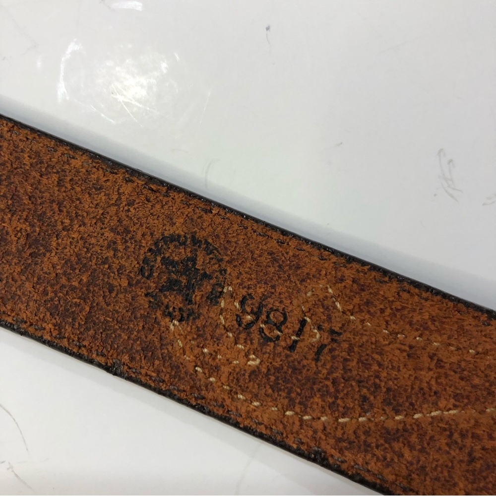 Leegin Full Leather Reverse Appliqué Belt Like New. Size M. Unisex Design. - Picture 10 of 14